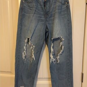 Ariat Women's Ripped Tomboy Straight Jeans